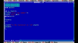 How to calculate factorial of a number using while loop
