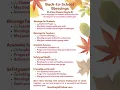 Back to School Blessings - Prayer for Students Teachers