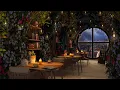 Download Lagu Spring Coffee Shop Ambience with Jazz Music Playing Slowly and Rain Sounds for Work, Study and Relax