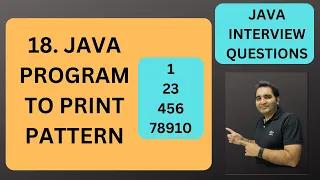 18 Program to Print Pattern in Java Java Interview Questions