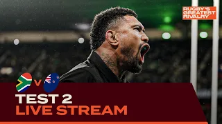 🔴 LIVE | South Africa v New Zealand | Rugby's Greatest Rivalry | Second Test