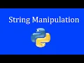 04 String Manipulation - Python Programming for Beginners in Tamil