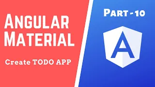 Todo App in Angular 8 and Angular Material - Part 10