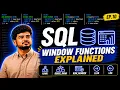 SQL Window Functions RANK DENSE - RANK ROW