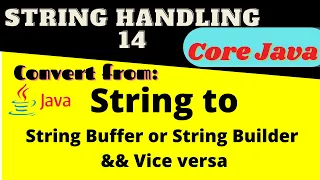 How to Convert String to StringBuffer in Java String to StringBuilder String Buffer to String