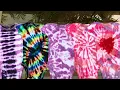 Onesie tie dye 5 designs DIY