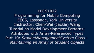 Tutorial Attributes with Array Types 10