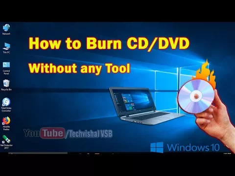 Download MP3 How to Burn CD/DVD in windows 10/8/7/XP II Burn DVD In Laptop Simple without any software