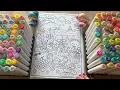 Satisfying Coloring with Alcohol Markers Sanrio Seaside Coloring Page
