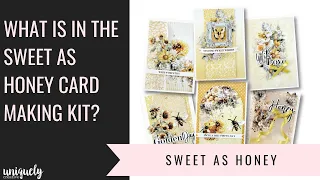 July Card Making Kit Sweet as Honey