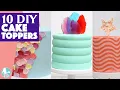 10 Edible Cake Toppers You Can Make