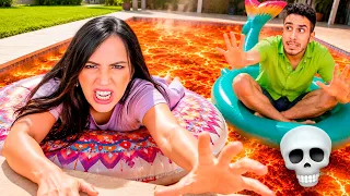 La Piscina es LAVA Extremo 🔥💦 Sandra Cires Art