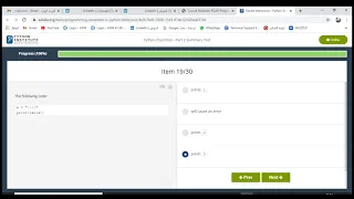 Cisco python essential Summary 2 test answers