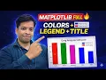 Matplotlib Bar Chart Complete Guide Titles Colors Width Legend Explained