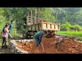 Download Lagu With the efforts of uncle and little Thu, the ground was filled in preparation for the new house.