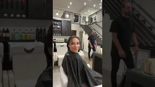 Basic A - line triangular bob haircut tutorial