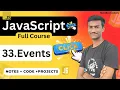 Events in JavaScript Event Handling Event Listener Bubbling Capturing JavaScript Full Course
