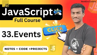 Events in JavaScript Event Handling Event Listener Bubbling Capturing JavaScript Full Course