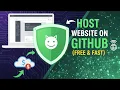 How to Host a Website for FREE on GitHub How to Make a GitHub Repo Upload Your Website