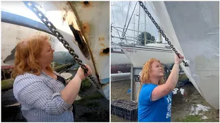 #98 – WHAT A TRANSFORMATION!Anchor Chain Locker is FINISHED!!!!!