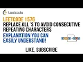 Leetcode 1576 Replace All s to Avoid Consecutive Repeating Characters
