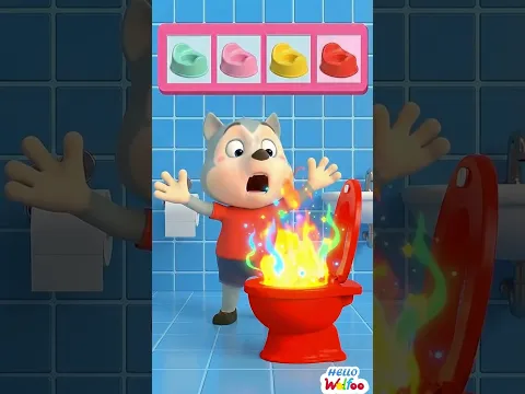 Which Color Potty Will Baby Choose? π½π | Kids Learn Colors & Potty Training #shorts