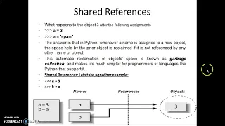 Python Programming 11 Dynamic typing model in python