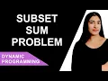 Coding Interview Question Dynamic Programming Subset Sum Problem with space optimization