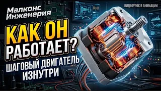 Такого не покажут в ВУЗах. ШАГОВЫЙ ДВИГАТЕЛЬ ЗА 10 МИНУТ. Как работает? Для чего нужен? Что внутри?