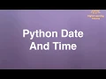 79 Python Date And Time python tutorial Online Training Download app from below link
