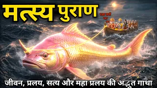 Matsya Puran: मत्स्य अवतार का संपूर्ण रहस्य😱| Matsya Avtar | Lord Vishnu