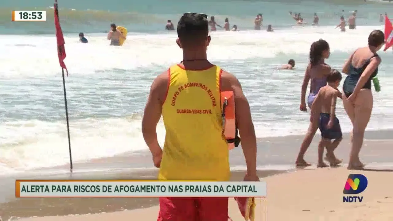 Corpo de Bombeiros alerta para riscos de afogamento