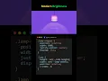 Modern Brightness Interactive Lamp UI with Pure CSS in 15 Seconds