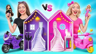 We Build Amazing Doll House Barbie Vs Bratz Challenge Prank Wars By Multi DO Smile 