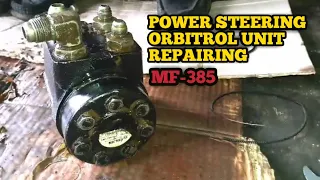 Download Power Streering Orbitrol Unit Repairing MF-385 Hydraulic steering bleed #tractor #steering #mf MP3