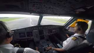 Landing in Cologne Bonn runway13L