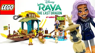 LEGO Disney Princess Raya and the Last Dragon 🐲Boun's Boat 43185 Speed Build and Review