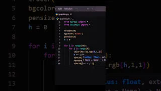 Graphics Animation using PYTHON TURTLE