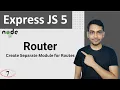 Router in Express JS 5 Hindi