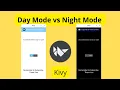 Dark Mode and Light mode Day Night with Kivy
