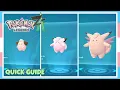 How To Evolve Cleffa Into Clefairy Into Clefable In Pokemon Legends ZA Quick Guide