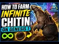 How to Farm INFINITE Chitin on Genesis 1 Best Chitin Farm Guide ARK Survival Ascended