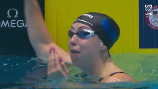 Gretchen Walsh sets a WORLD RECORD in the 100m fly U S Olympic Swimming Trials presented by Lilly