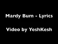 Arctic Monkeys - Mardy Bum (Lyrics)