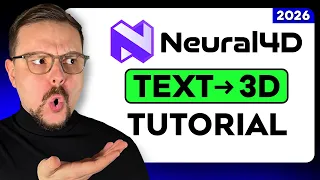 How to Create 3D Models Using AI Neural4D AI Tutorial - 2026