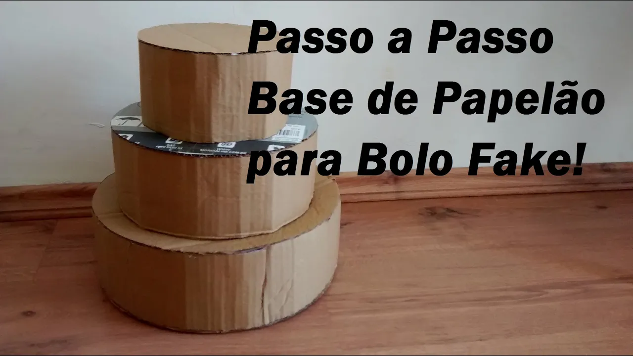 Como Fazer Bolo Fake EVA com FERRO DE PASSAR (3º andar - 15X10cm) SEM EMENDA | Criatividades da Dê