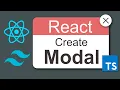 React Modal Pop-Up with Tailwind CSS and Typescript