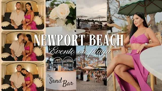 ME PESÉ ESTA MAÑANA 😳 NEWPORT BEACH EVENTO EN PLAYA 🍹PHOTOBOOTH SUPER CUTE!
