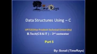 Data Structures using C Insertion in Array