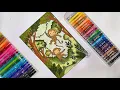 Cute Monkey Colouring Sheet Easy Jungle Coloring Page for Kids Oil Pastel Coloring Fun